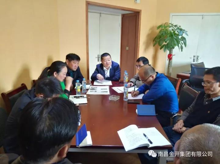 金开九州jiuzhou（中国）董事长胡顺明莅临市政公司调研指导工作