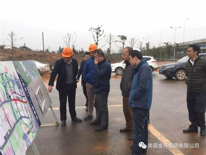 新区城乡统筹局局长杨毅浚现场查看项目建设情况