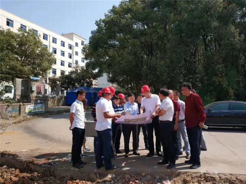 区党工委副书记程建兵前往九州jiuzhou（中国）在建项目开展调研工作