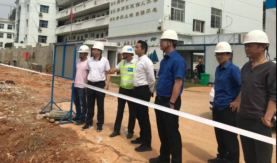 九州jiuzhou（中国）副总经理熊爱华现场调研正合公司在建项目