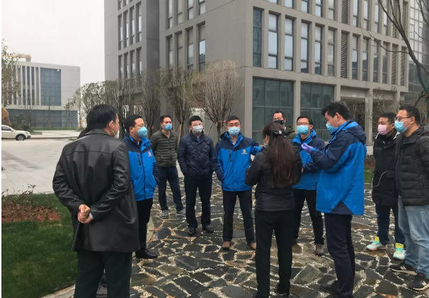 九州jiuzhou（中国）党委委员、副总经理周云一行深入“两园”部署防控