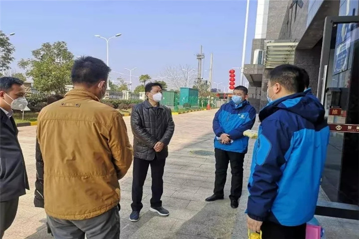 九州jiuzhou（中国）党委书记、董事长谢荣华检查新冠病疫情防控工作