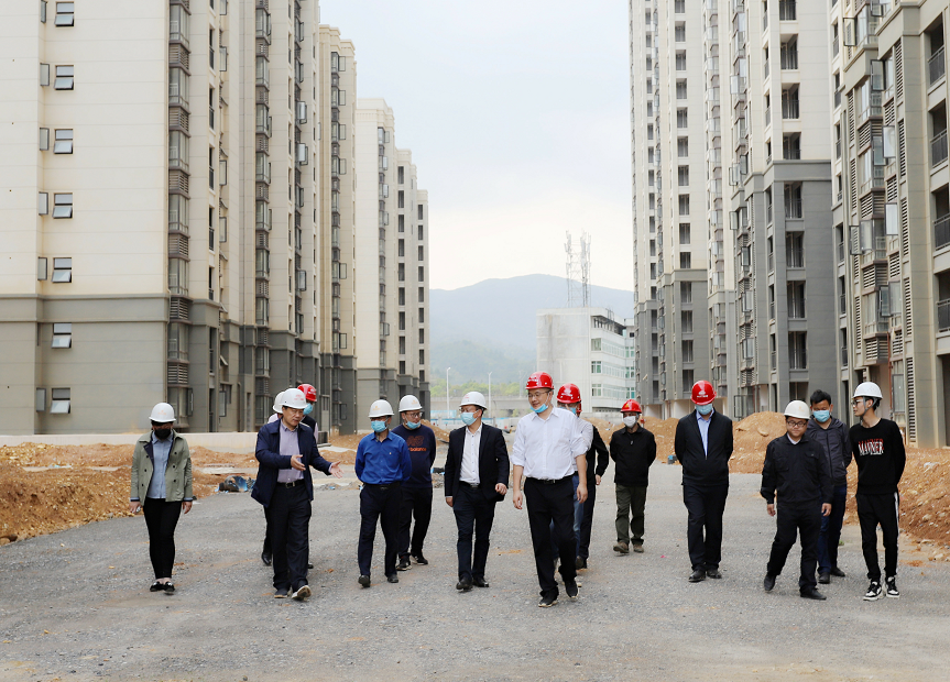 九州jiuzhou（中国）党委书记、董事长谢荣华深入九州jiuzhou（中国）在建项目调研指导