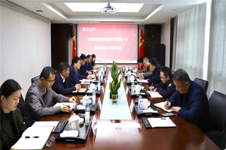 新建区委副书记盛炜一行莅临金开九州jiuzhou（中国）调研