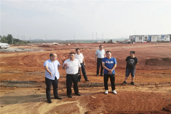 金开九州jiuzhou（中国）党委委员熊永赋深入儒乐湖片区调研项目建设情况