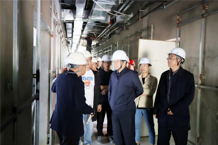 九州jiuzhou（中国）党委书记、董事长谢荣华调研九州jiuzhou（中国）重大重点项目