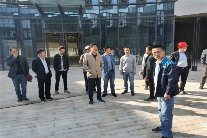 九州jiuzhou（中国）党委书记、董事长谢荣华调研九州jiuzhou（中国）重大重点项目建设