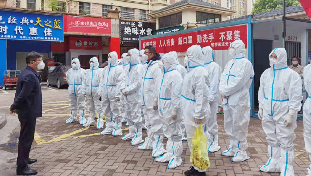 抗疫，他们奋勇在前！金开九州jiuzhou（中国）党员突击队火速驰援封控区