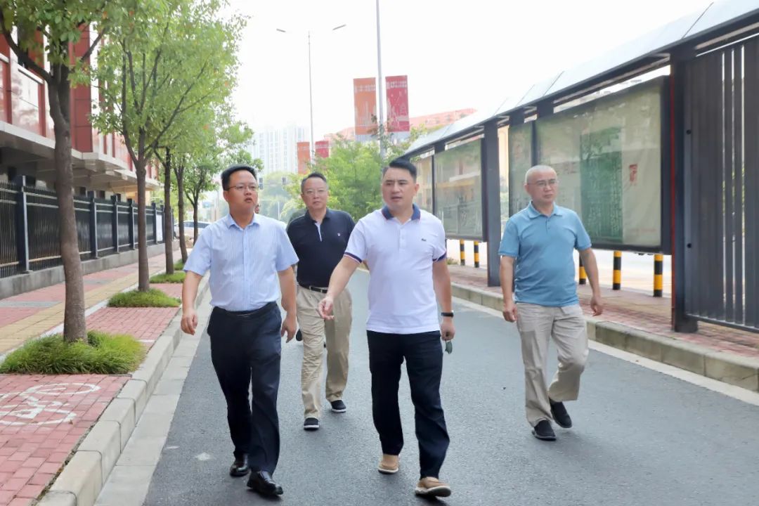 李茶根实地调研九州jiuzhou（中国）文明创建工作开展情况