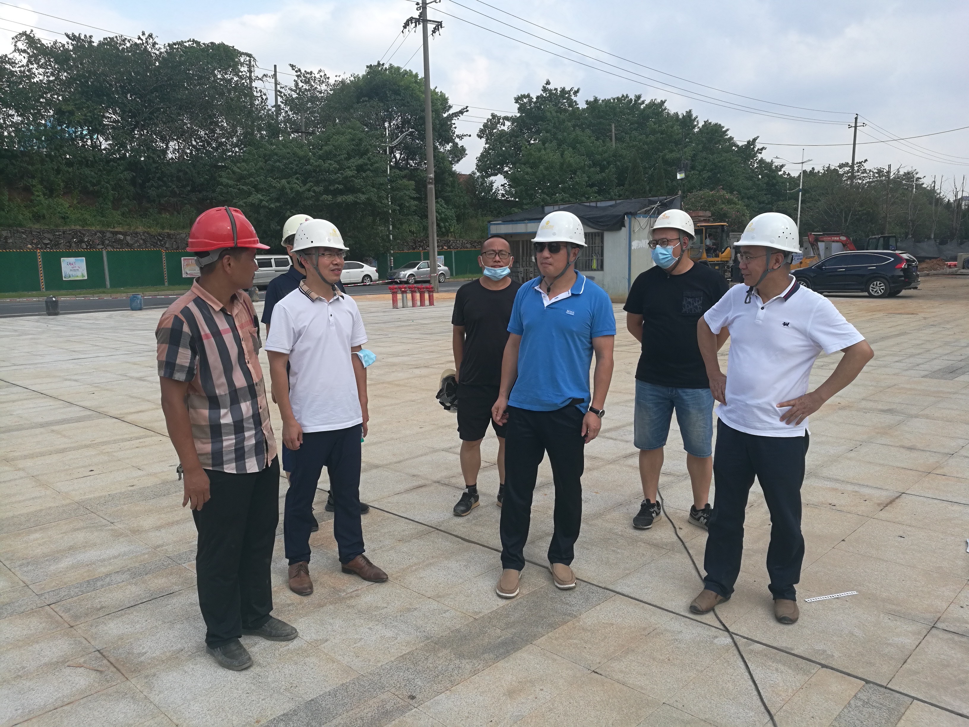 李茶根调研九州jiuzhou（中国）重大重点项目建设情况