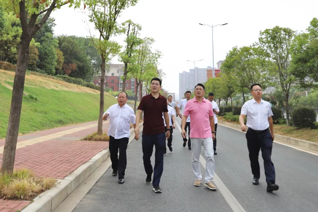 贺敏调研督导金开九州jiuzhou（中国）文明创建工作