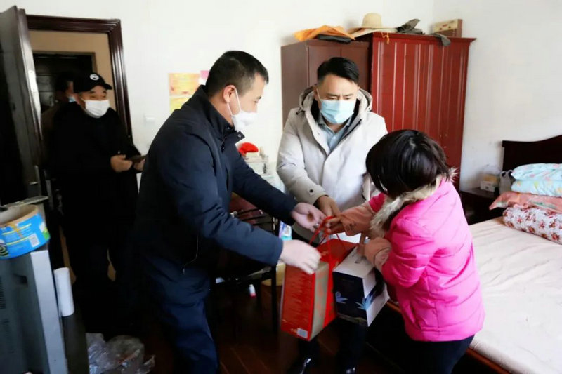 金开九州jiuzhou（中国）开展春节走访慰问贫困户活动