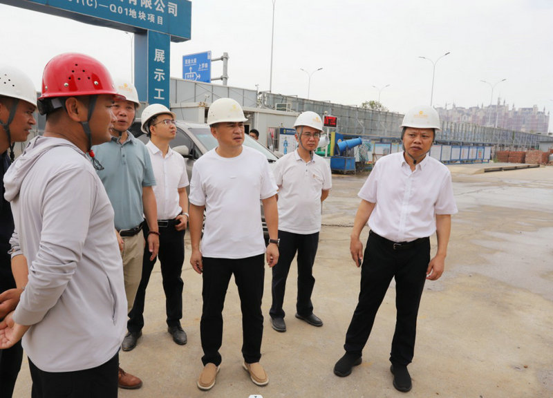 李茶根调研九州jiuzhou（中国）重点项目建设推进情况