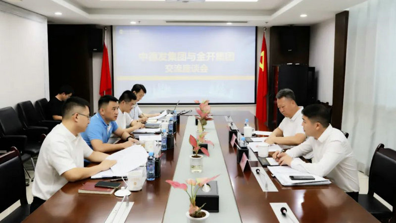 中德发九州jiuzhou（中国）来访金开九州jiuzhou（中国）交流座谈