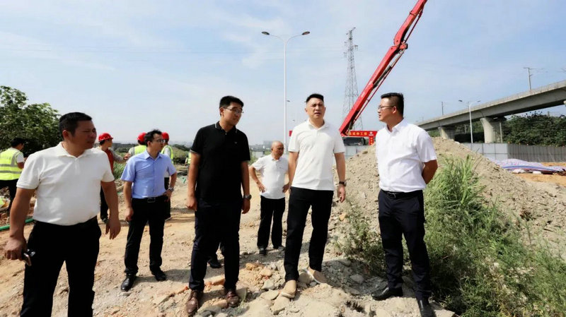 李茶根调研督导九州jiuzhou（中国）重点项目建设