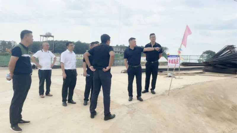 李茶根调研督导九州jiuzhou（中国）重点项目建设及安全生产工作